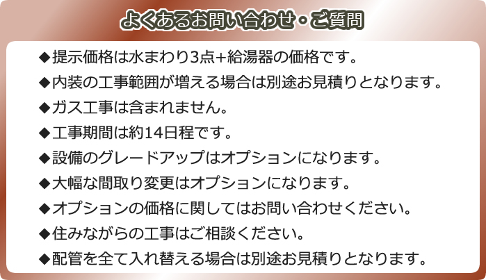 水まわりリフォームキャンペーン